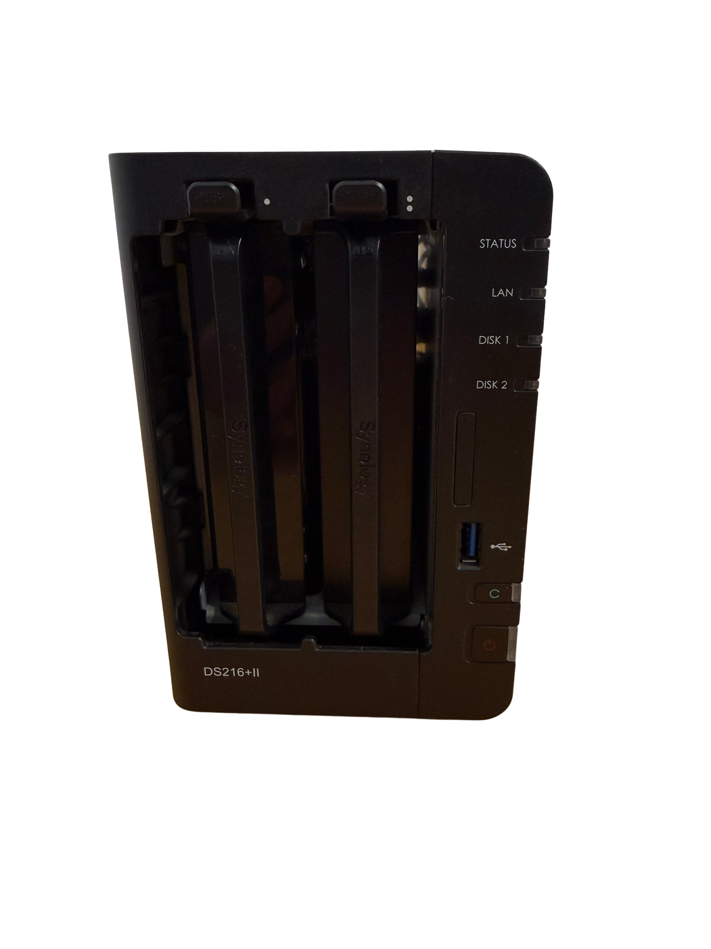 Synology DS216+II DiskStation NAS, 2-Bay, Intel Celeron N3060, 1GB RAM